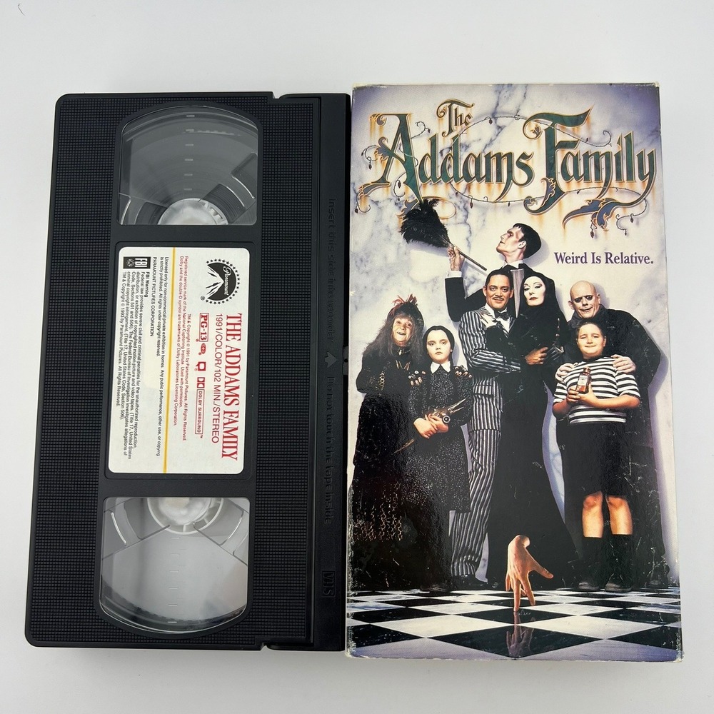 The Addams Family VHS 1991 McDonald's Promo Paramount PG-13